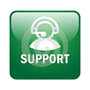 Customer support button
