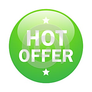 Hot offer icon button