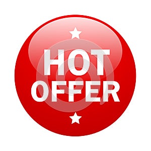 Hot offer icon button