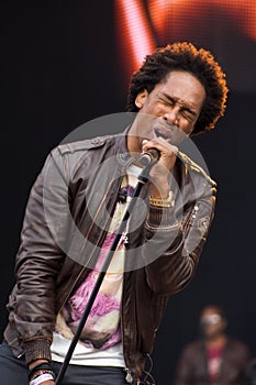 R&B Singer Lemar performing at BT London Live 2012