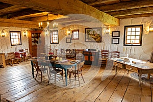 The Interior of the historic Yoder House in Grantsville MD