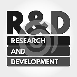 R&D - Research and Development acronym