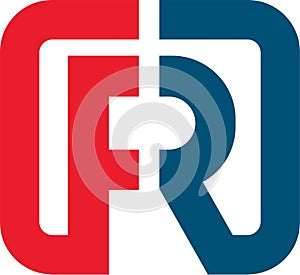 r letter icon business vector design concept