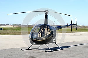 R22 helicopter