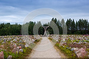 Raate road winter war monument, Suomussalmi, Finland