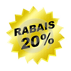 Rabais Sign