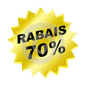 Rabais Sign