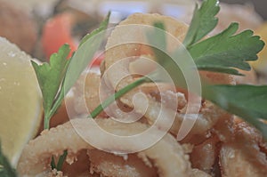 Rabas, Fried Calamari