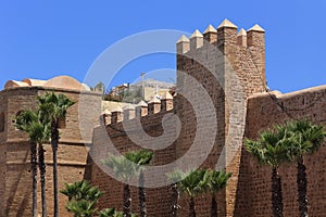 Rabat, Morocco. Walls of the Kasbah of the Udayas