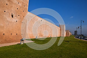 Rabat wall morocco