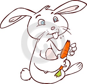 Rabbit cartoon