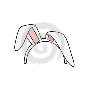 Rabbit ears isolated icon