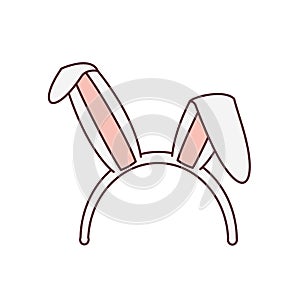 Rabbit ears isolated icon