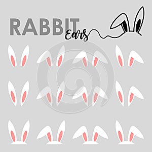 Rabbit Ears Vector Illustrations