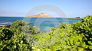 Rabbit island at Makapuu beach on windward Oahu Hawaii