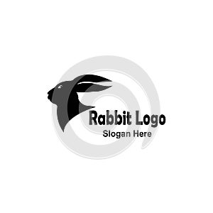 rabbit logo icon vector design