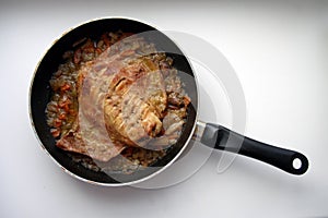 Rabbit Meat with Vegetables