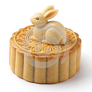 Rabbit Mooncake 3D Icon,