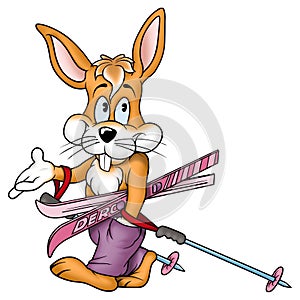 Rabbit skier