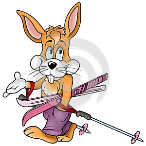 Rabbit Skier