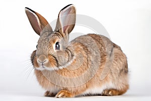 Rabbit on White Background