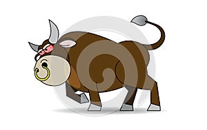 Rabid bull photo