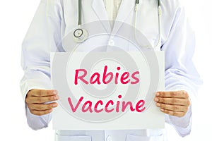 Rabies vaccine