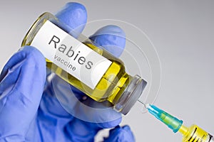 Rabies vaccine photo