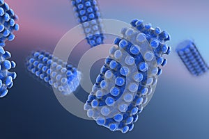 Rabies virus illustration