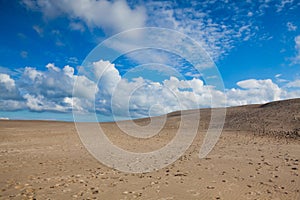 Rabjerg Mile is a migrating coastal dune, Denmark