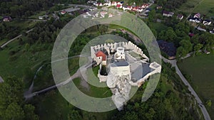 Rabsztyn castle ruins in Silesia, Poland