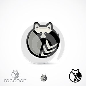 Raccoon symbol photo
