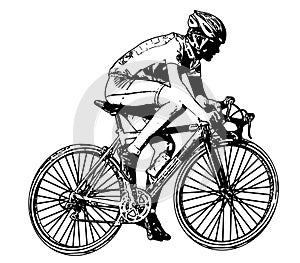 Race bicyclist 2