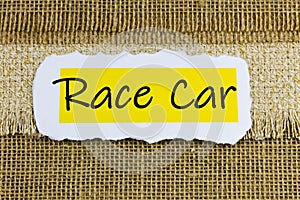 Race car banner nascar racing sport auto speed track