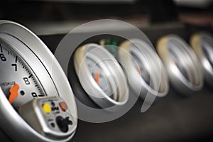 Race car dials