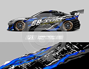 Race car wrap decal designs photo