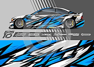 Race car wrap designs illustrations