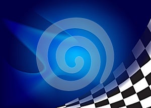 Race, checkered flag background