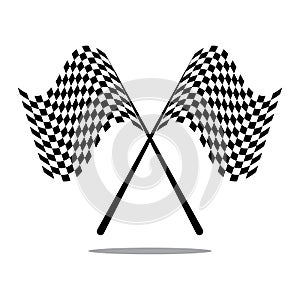 Race flag icon design