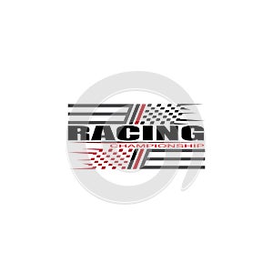 Race flag icon design