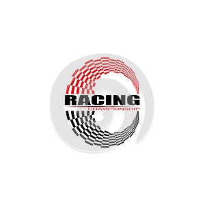 Race flag icon design