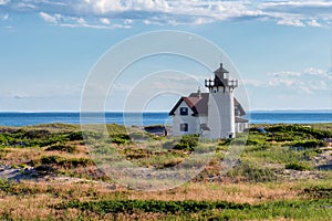 Race Point Light Lighthouse on the beach in Cape Cod
