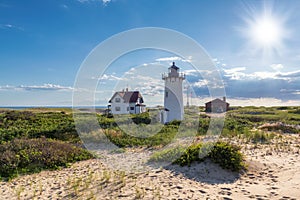 Lighthouse on Cape Cod, Massachusetts, USA
