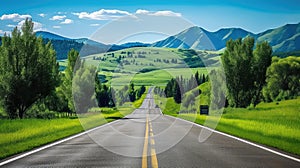 race speed road background