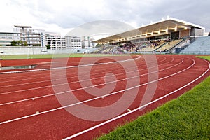 Race track in Chula Stadium