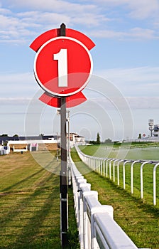 Racecourse in early morning