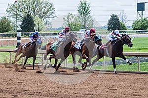 Racecourse - Keeneland Corner 4