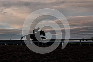 Racecourse - Keeneland - Silhouette