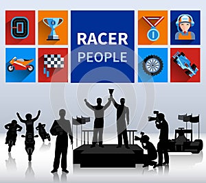 Racers Concept Illustration
