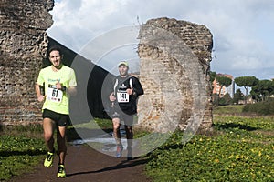 Racers at Marathon of the Epiphany, Rome, Italy